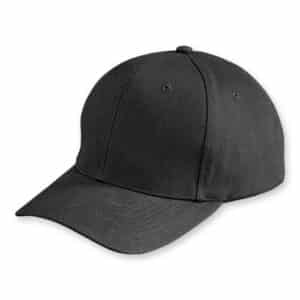 WearGuard Brushed Cotton Cap - Black