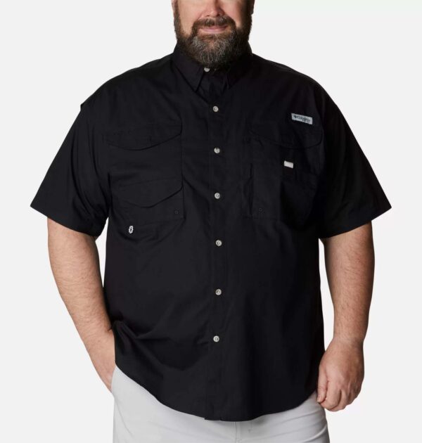 Mens PFG Bonehead Short Sleeve Shirt - Big - Black