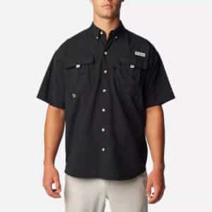 Men’s PFG Bahama II Short Sleeve Shirt - Black